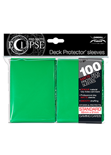 Ultra Pro: Pro-Matte Eclipse Lime Green 100ct